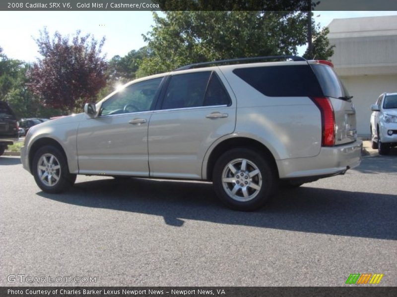 Gold Mist / Cashmere/Cocoa 2008 Cadillac SRX V6