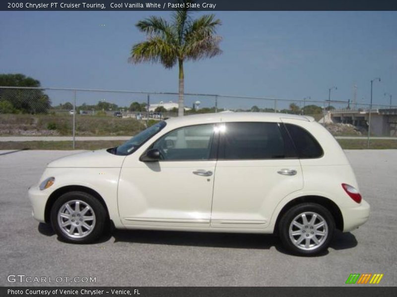 Cool Vanilla White / Pastel Slate Gray 2008 Chrysler PT Cruiser Touring