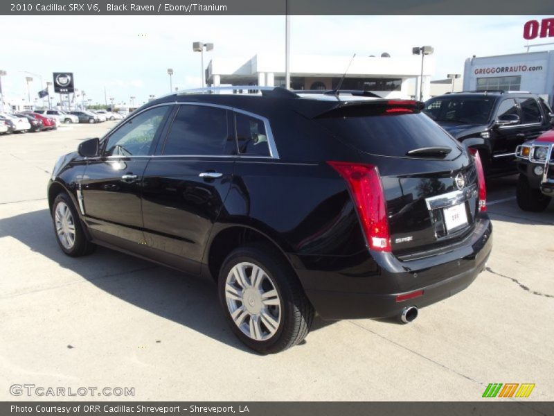 Black Raven / Ebony/Titanium 2010 Cadillac SRX V6