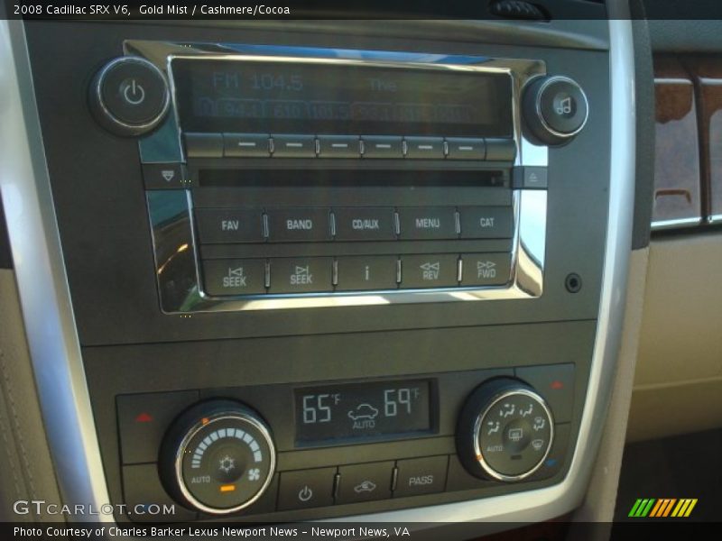 Gold Mist / Cashmere/Cocoa 2008 Cadillac SRX V6