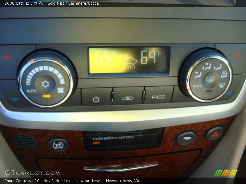 Gold Mist / Cashmere/Cocoa 2008 Cadillac SRX V6
