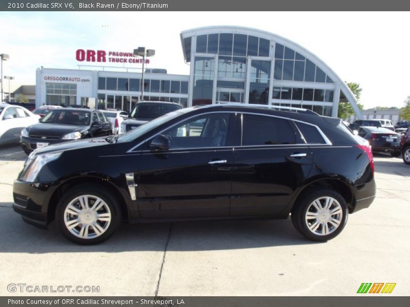 Black Raven / Ebony/Titanium 2010 Cadillac SRX V6