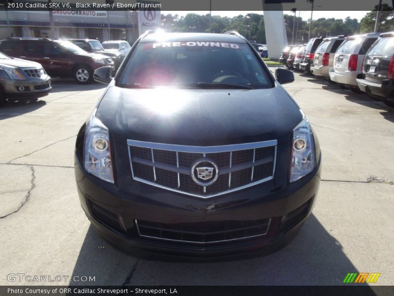 Black Raven / Ebony/Titanium 2010 Cadillac SRX V6