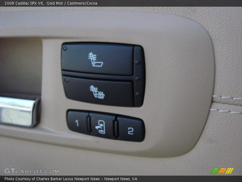Gold Mist / Cashmere/Cocoa 2008 Cadillac SRX V6