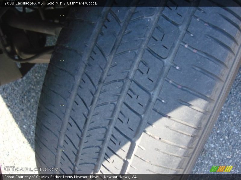 Gold Mist / Cashmere/Cocoa 2008 Cadillac SRX V6