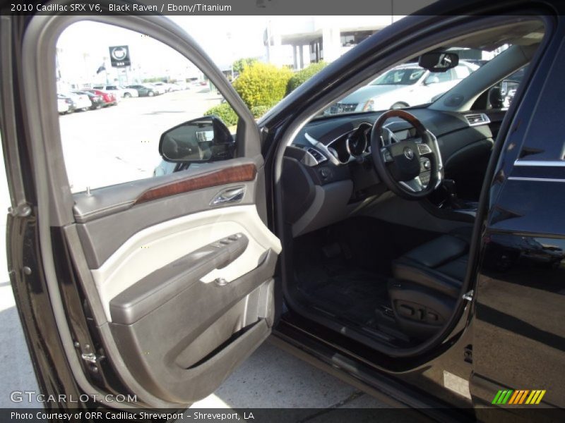 Black Raven / Ebony/Titanium 2010 Cadillac SRX V6