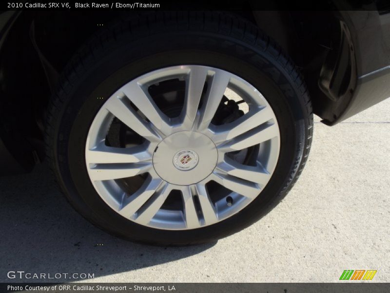 Black Raven / Ebony/Titanium 2010 Cadillac SRX V6