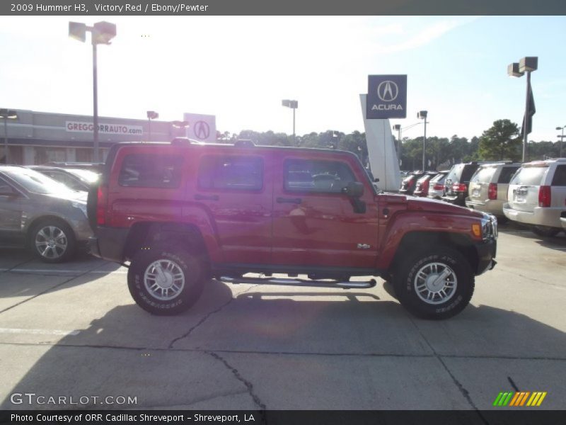 Victory Red / Ebony/Pewter 2009 Hummer H3