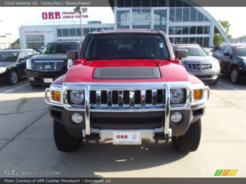 Victory Red / Ebony/Pewter 2009 Hummer H3