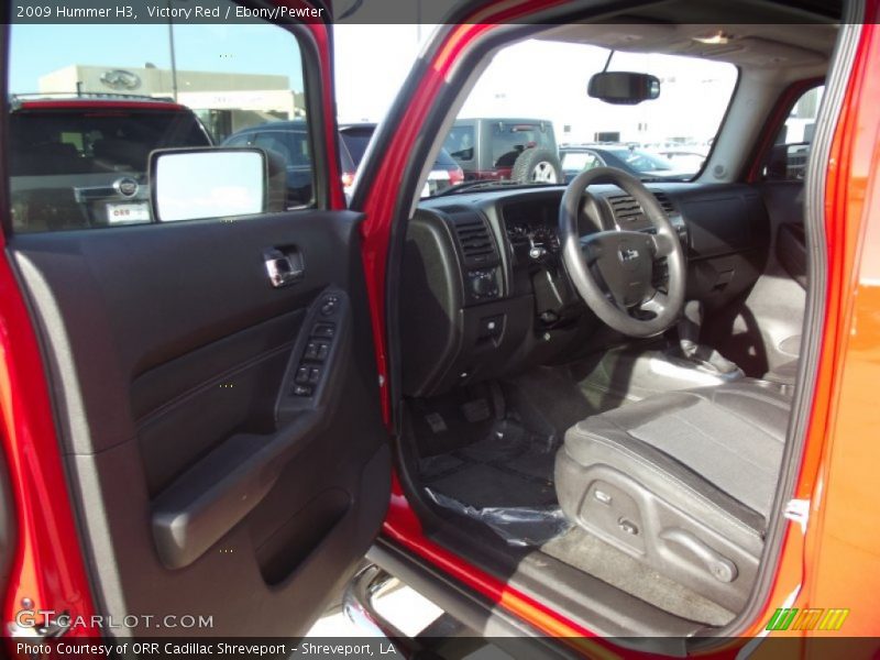 Victory Red / Ebony/Pewter 2009 Hummer H3