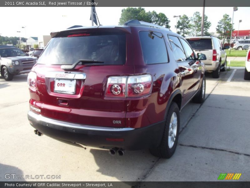 Red Jewel Tintcoat / Ebony 2011 GMC Acadia SLE