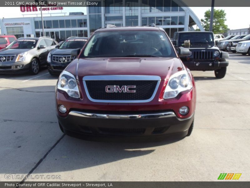 Red Jewel Tintcoat / Ebony 2011 GMC Acadia SLE