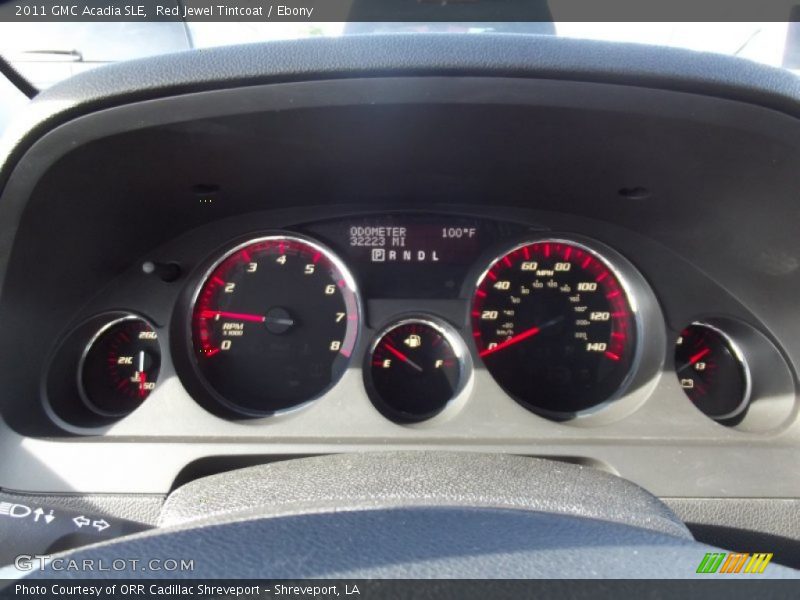 Red Jewel Tintcoat / Ebony 2011 GMC Acadia SLE