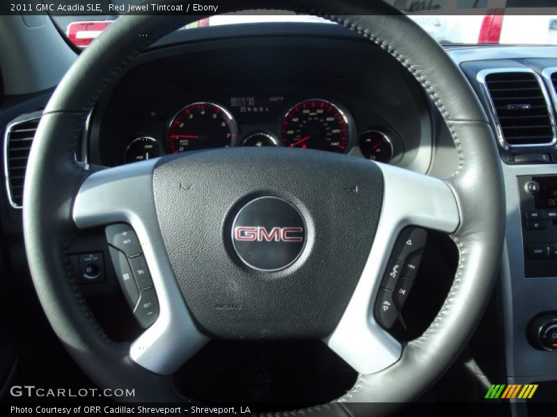 Red Jewel Tintcoat / Ebony 2011 GMC Acadia SLE