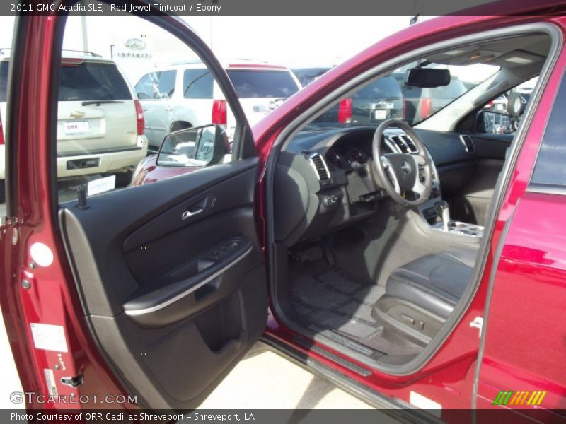 Red Jewel Tintcoat / Ebony 2011 GMC Acadia SLE