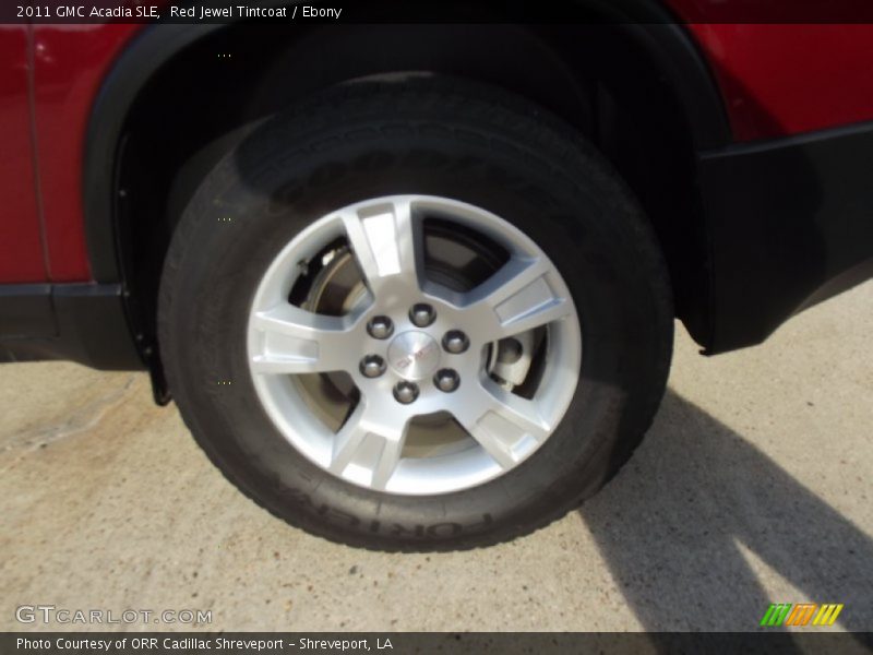 Red Jewel Tintcoat / Ebony 2011 GMC Acadia SLE