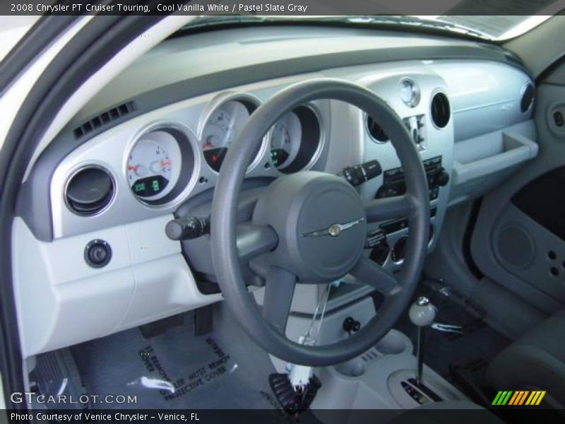Cool Vanilla White / Pastel Slate Gray 2008 Chrysler PT Cruiser Touring