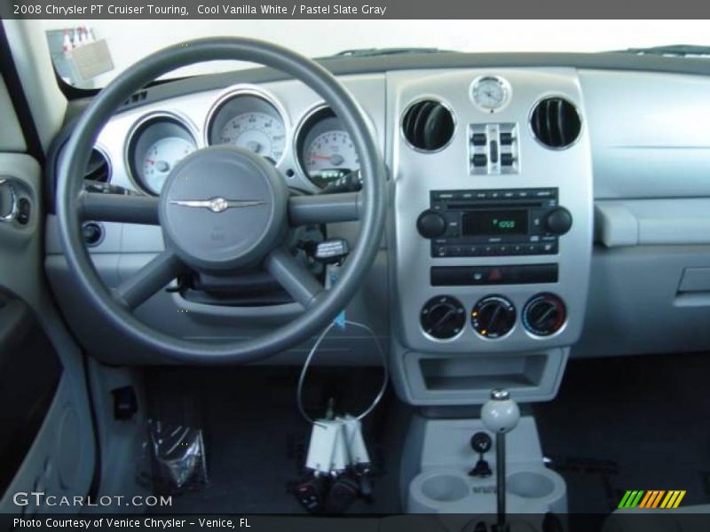 Cool Vanilla White / Pastel Slate Gray 2008 Chrysler PT Cruiser Touring