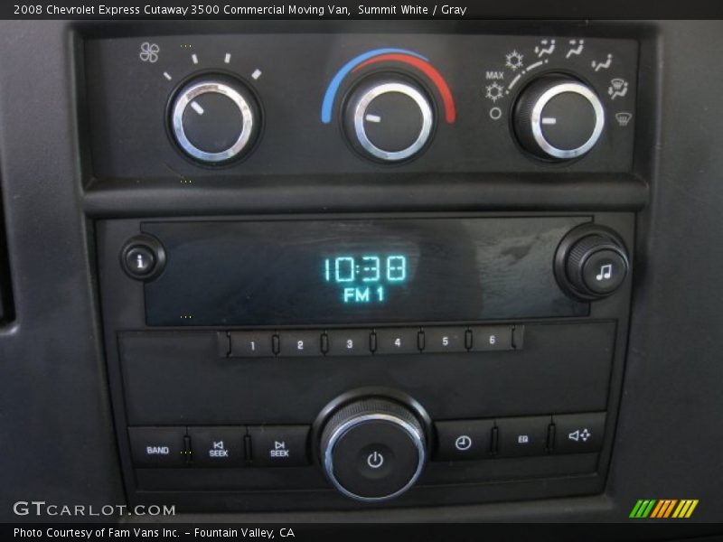 Summit White / Gray 2008 Chevrolet Express Cutaway 3500 Commercial Moving Van
