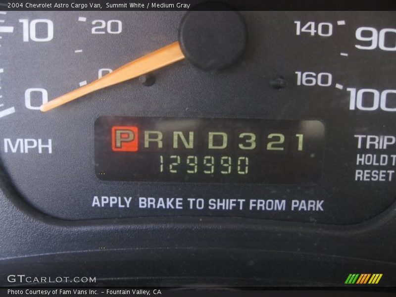 Summit White / Medium Gray 2004 Chevrolet Astro Cargo Van
