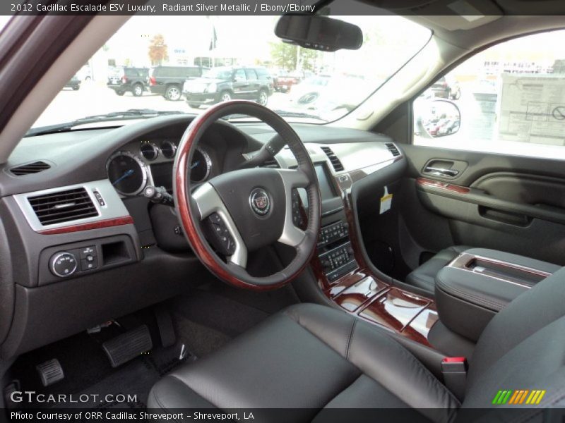 Ebony/Ebony Interior - 2012 Escalade ESV Luxury 