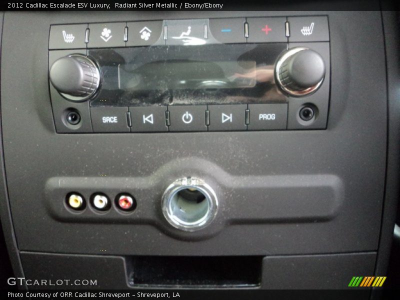 Controls of 2012 Escalade ESV Luxury