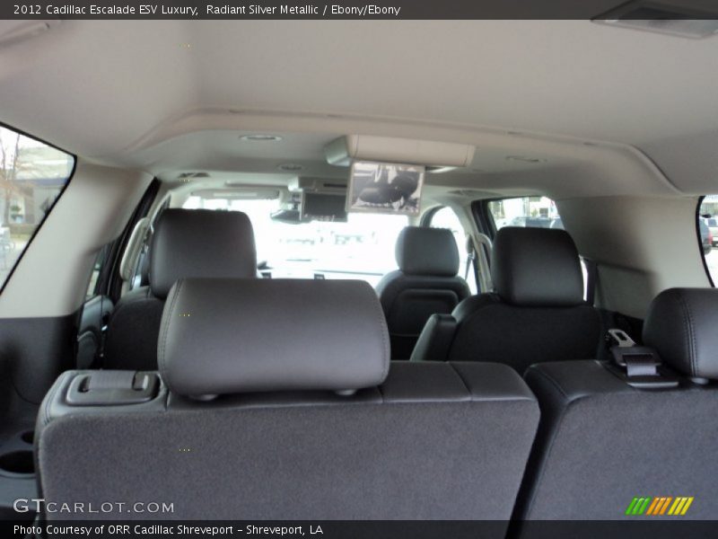 Radiant Silver Metallic / Ebony/Ebony 2012 Cadillac Escalade ESV Luxury