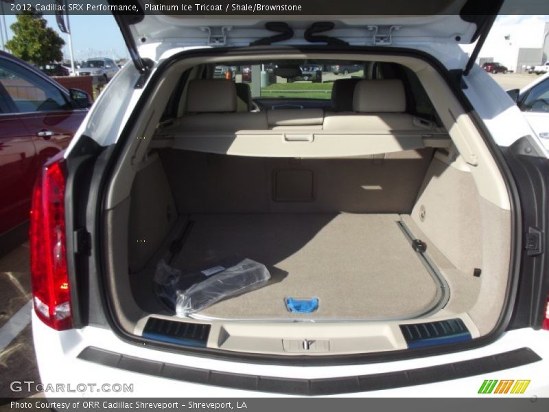 Platinum Ice Tricoat / Shale/Brownstone 2012 Cadillac SRX Performance
