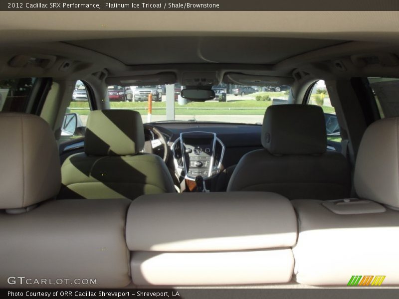 Platinum Ice Tricoat / Shale/Brownstone 2012 Cadillac SRX Performance