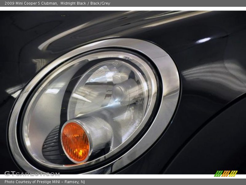 Midnight Black / Black/Grey 2009 Mini Cooper S Clubman