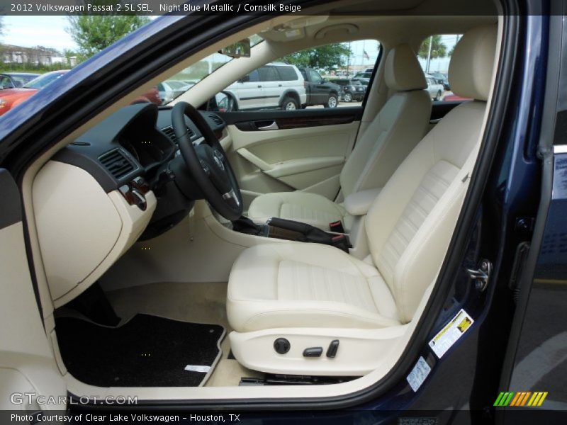 Night Blue Metallic / Cornsilk Beige 2012 Volkswagen Passat 2.5L SEL
