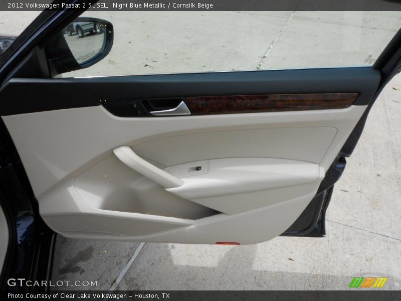 Night Blue Metallic / Cornsilk Beige 2012 Volkswagen Passat 2.5L SEL
