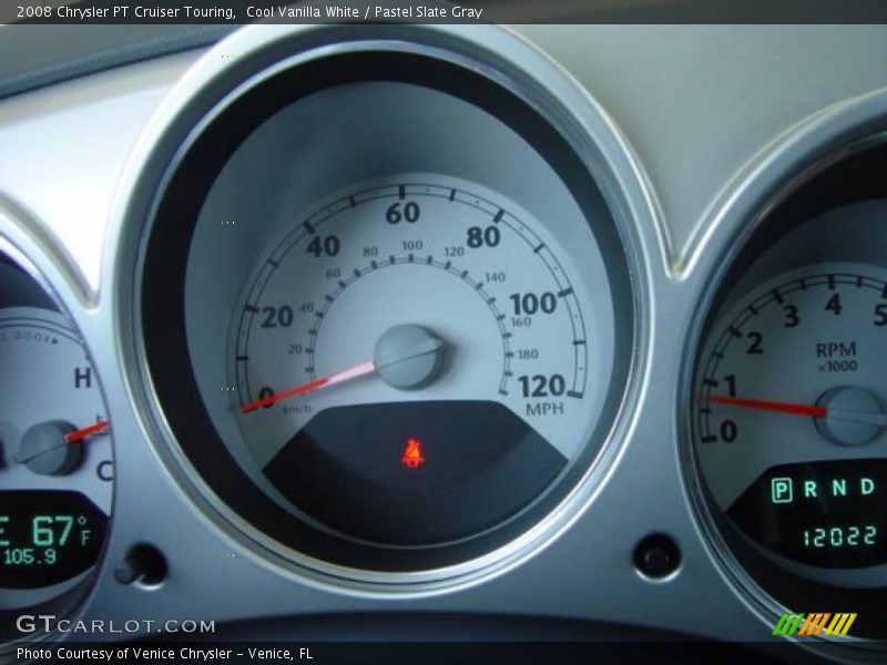 Cool Vanilla White / Pastel Slate Gray 2008 Chrysler PT Cruiser Touring