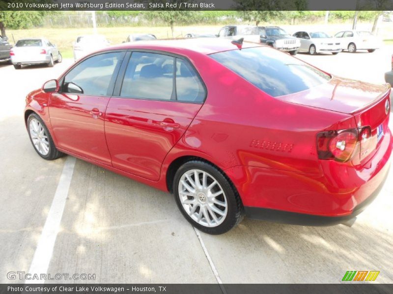 Salsa Red / Titan Black 2010 Volkswagen Jetta Wolfsburg Edition Sedan