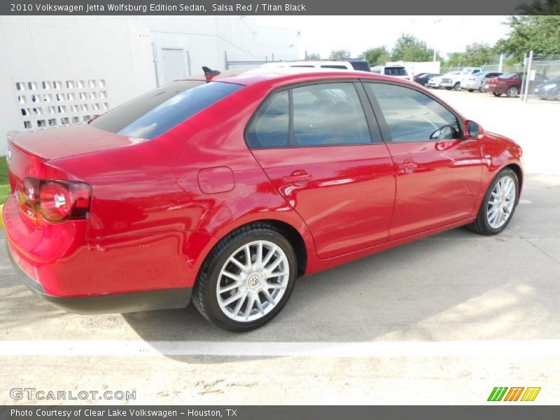 Salsa Red / Titan Black 2010 Volkswagen Jetta Wolfsburg Edition Sedan