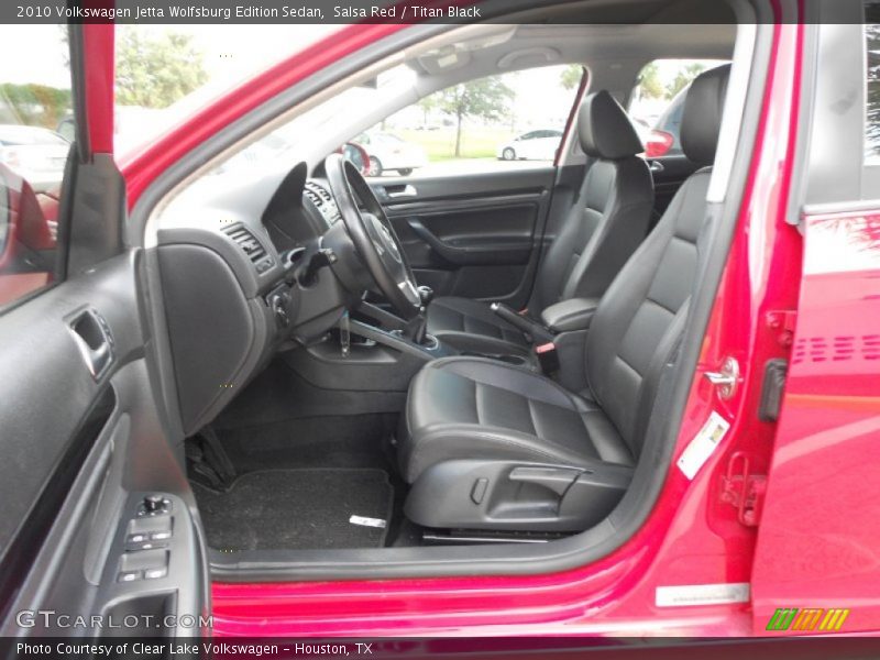 Salsa Red / Titan Black 2010 Volkswagen Jetta Wolfsburg Edition Sedan