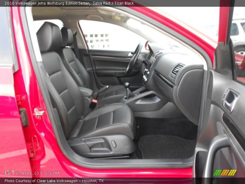 Salsa Red / Titan Black 2010 Volkswagen Jetta Wolfsburg Edition Sedan