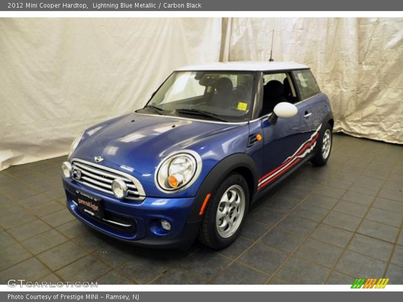 Lightning Blue Metallic / Carbon Black 2012 Mini Cooper Hardtop