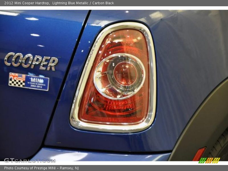 Lightning Blue Metallic / Carbon Black 2012 Mini Cooper Hardtop