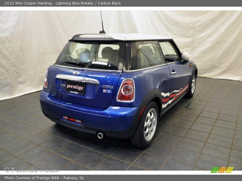 Lightning Blue Metallic / Carbon Black 2012 Mini Cooper Hardtop