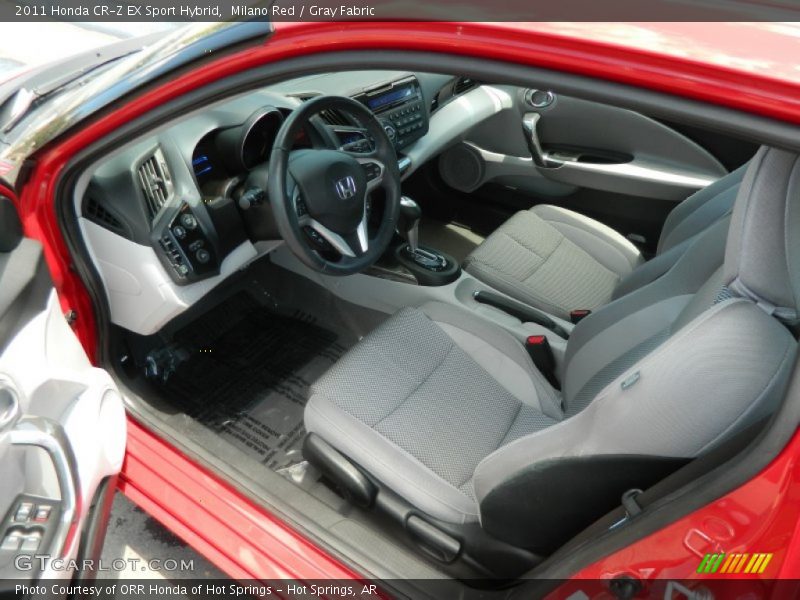 Gray Fabric Interior - 2011 CR-Z EX Sport Hybrid 