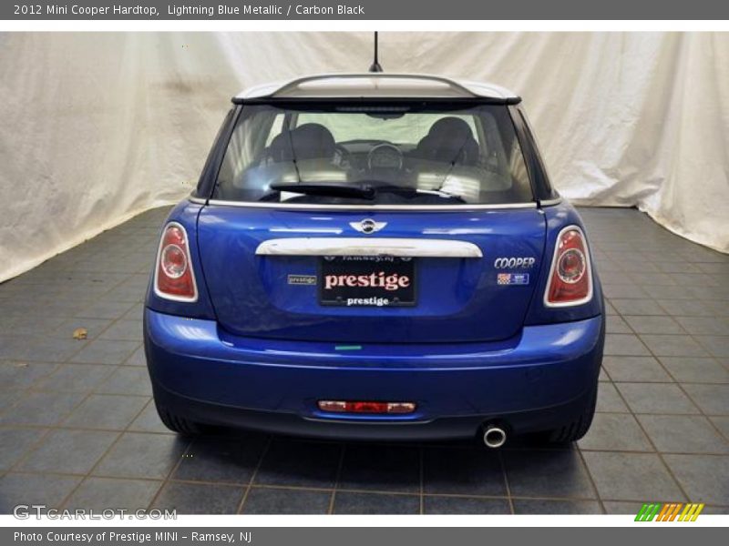 Lightning Blue Metallic / Carbon Black 2012 Mini Cooper Hardtop
