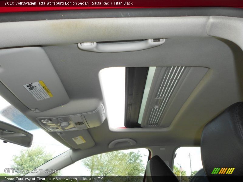 Salsa Red / Titan Black 2010 Volkswagen Jetta Wolfsburg Edition Sedan