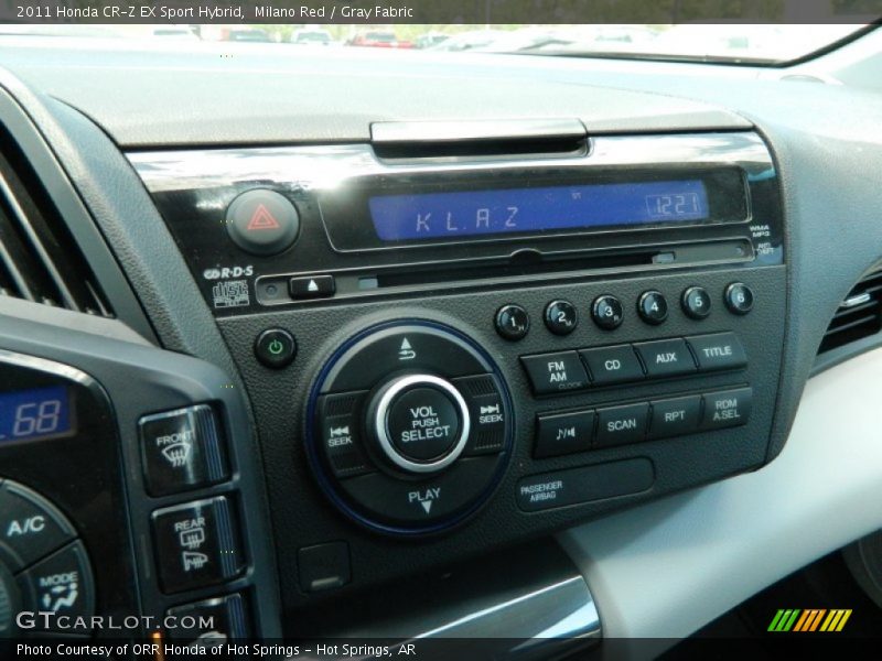 Controls of 2011 CR-Z EX Sport Hybrid