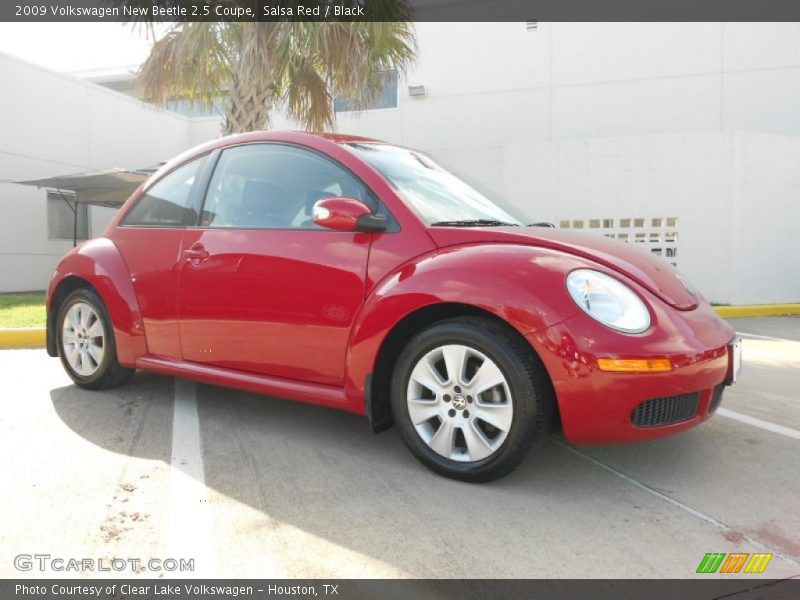 Salsa Red / Black 2009 Volkswagen New Beetle 2.5 Coupe