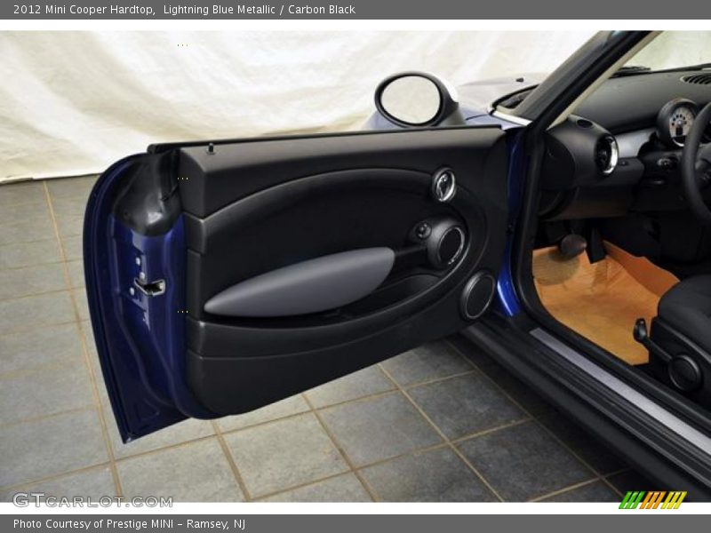 Lightning Blue Metallic / Carbon Black 2012 Mini Cooper Hardtop