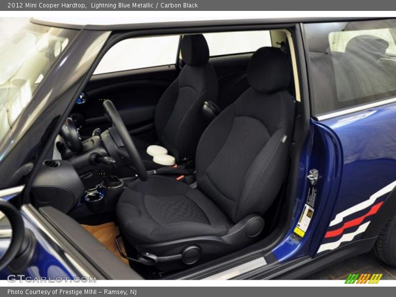 Lightning Blue Metallic / Carbon Black 2012 Mini Cooper Hardtop