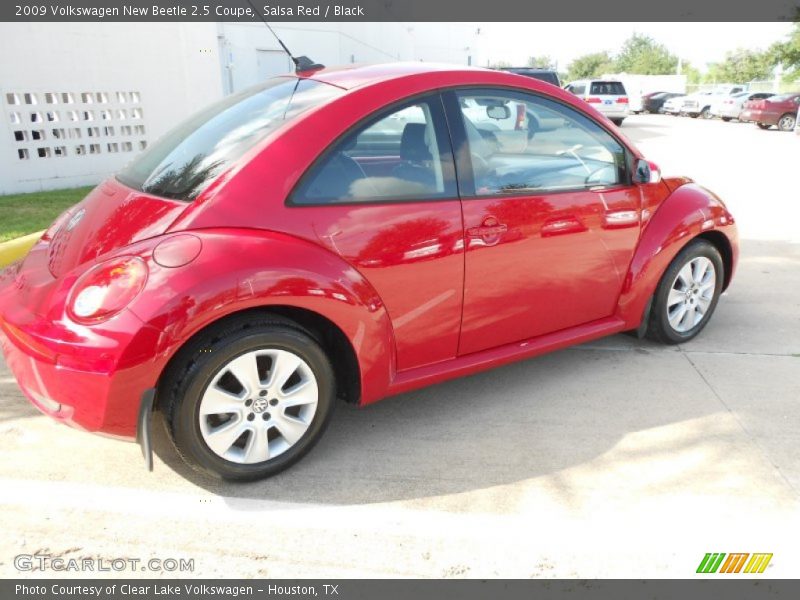 Salsa Red / Black 2009 Volkswagen New Beetle 2.5 Coupe