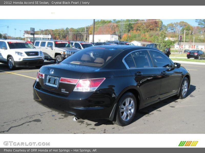 Crystal Black Pearl / Ivory 2012 Honda Accord SE Sedan