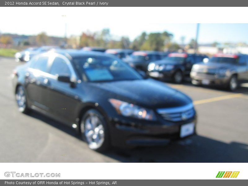 Crystal Black Pearl / Ivory 2012 Honda Accord SE Sedan